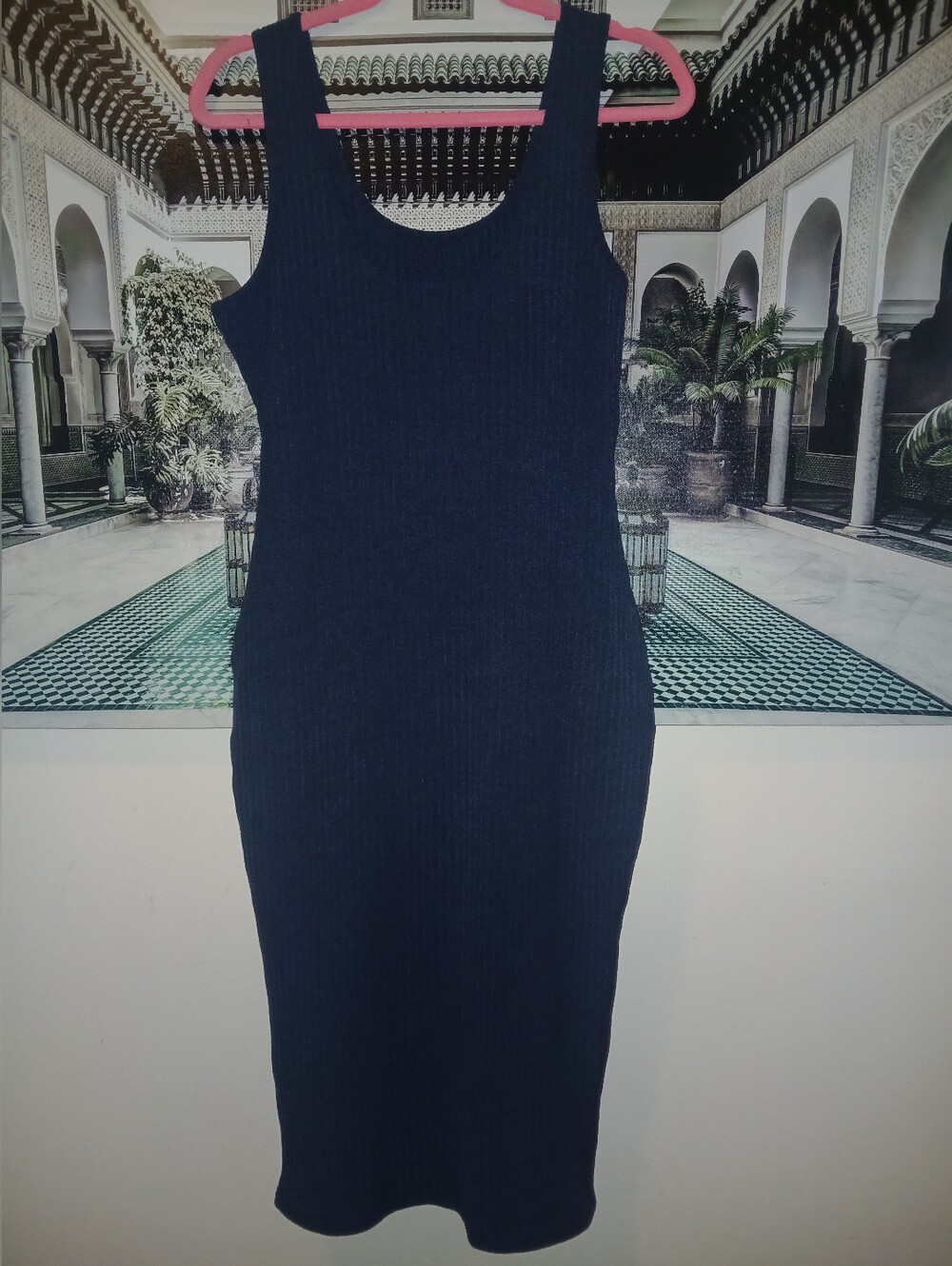 Classic Ribbed Tank Midi Dress - NWOT